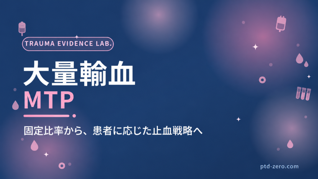 大量輸血プロトコル（MTP）