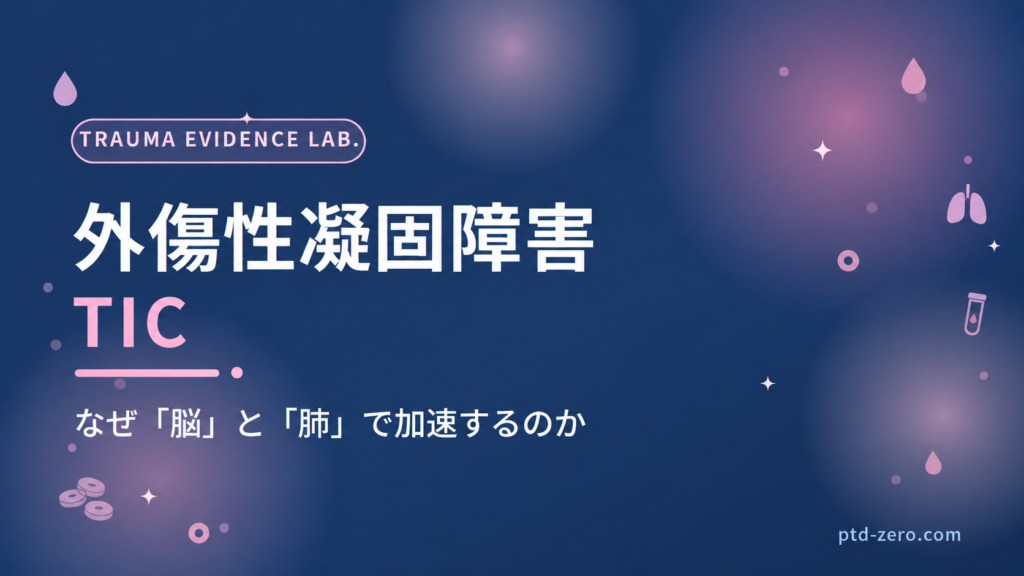 外傷性凝固障害（TIC）