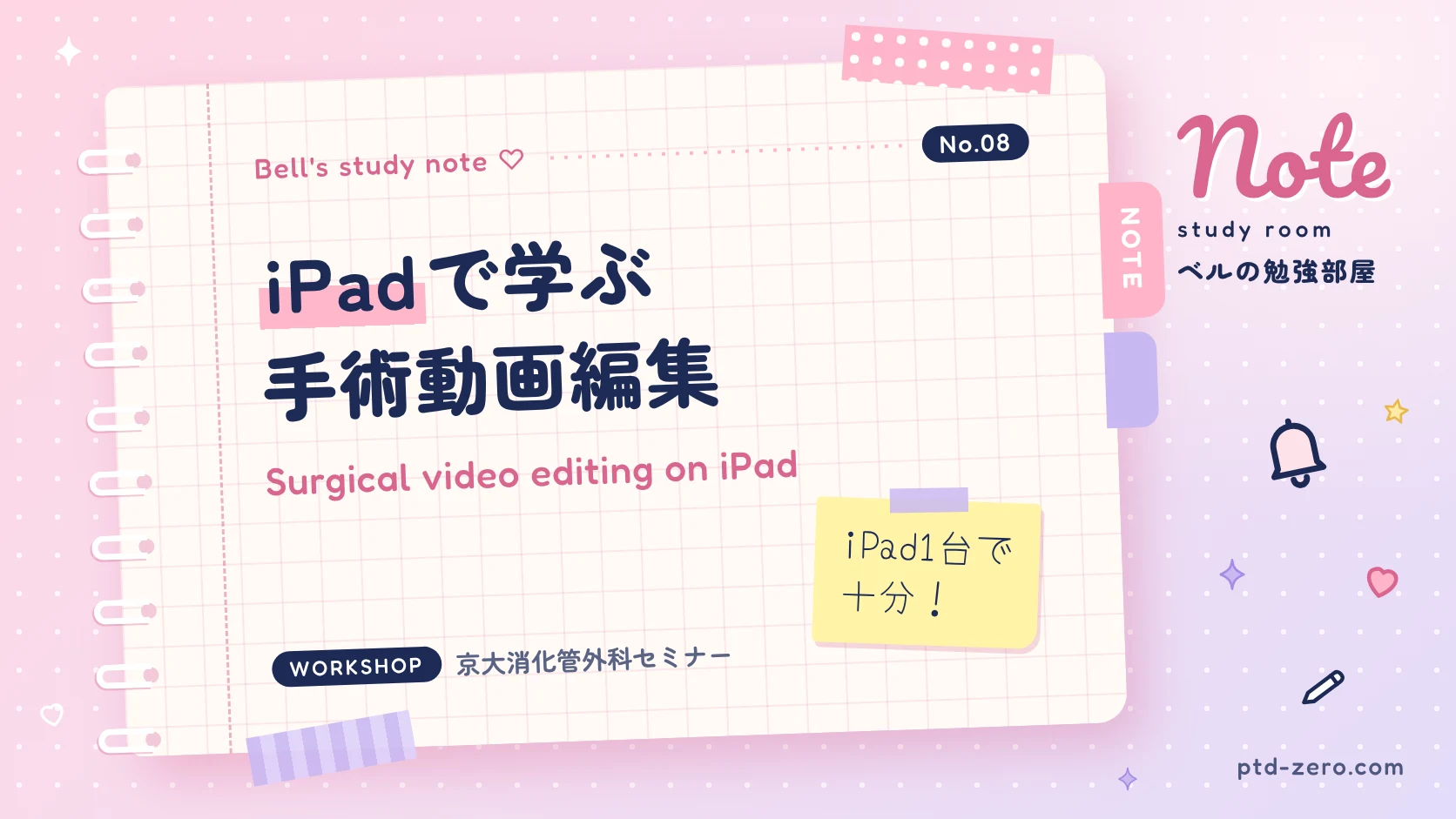 iPadで手術動画を編集する方法：LumaFusionとProcreateの解説記事アイキャッチ